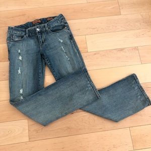 Seven7 Bootcut Jeans Blue Jeans